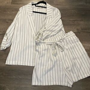 Matching set- Blazer and dress shorts